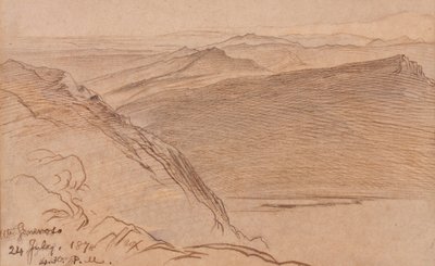 Monte Generoso by Edward Lear
